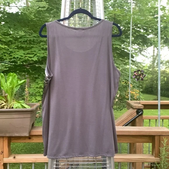 Dressbarn Sequined Tank Top - Picture 2 of 4